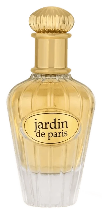 Frasco e embalagem de Jardin de Paris no acervo da Cavanyt